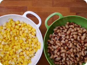 Corn and Black Eyed Peas